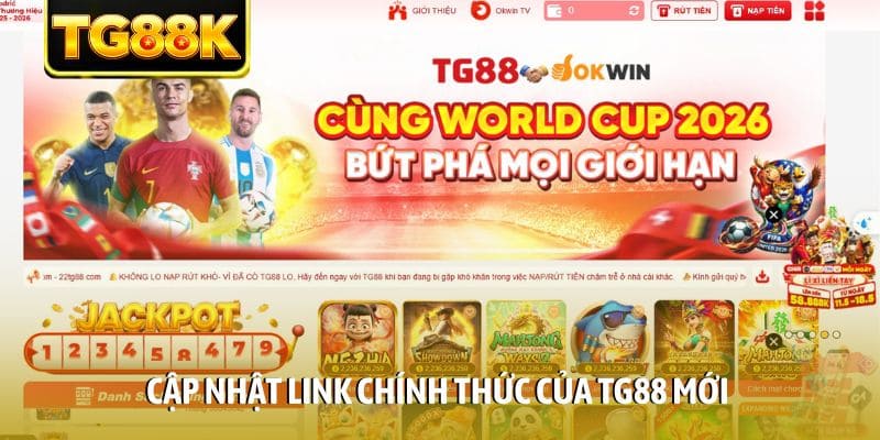 Cập nhật link chính thức của TG88 mới